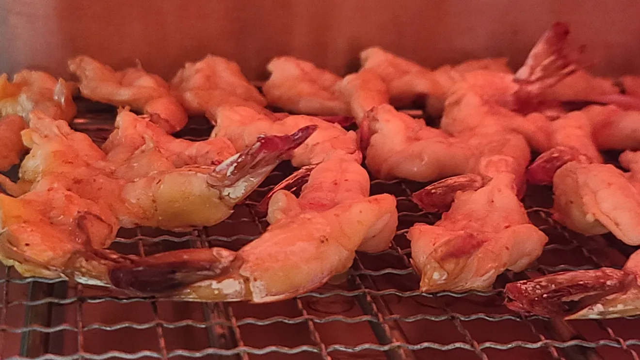 【稼げや祭り10%OFF】ピリ辛焼きえび 85g【なべ福特製 鍋出汁仕込み】【常温】
