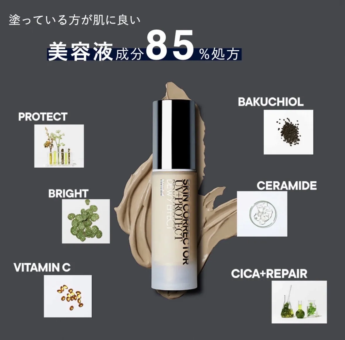 【NowLd ノルド】スキンコレクター 31ml｜日焼け止め美容液・化粧下地