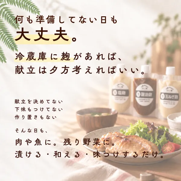 【冷凍でお届け】100g 醤油麹｜炒め物・和え物・卵かけご飯に｜無添加・生麹調味料