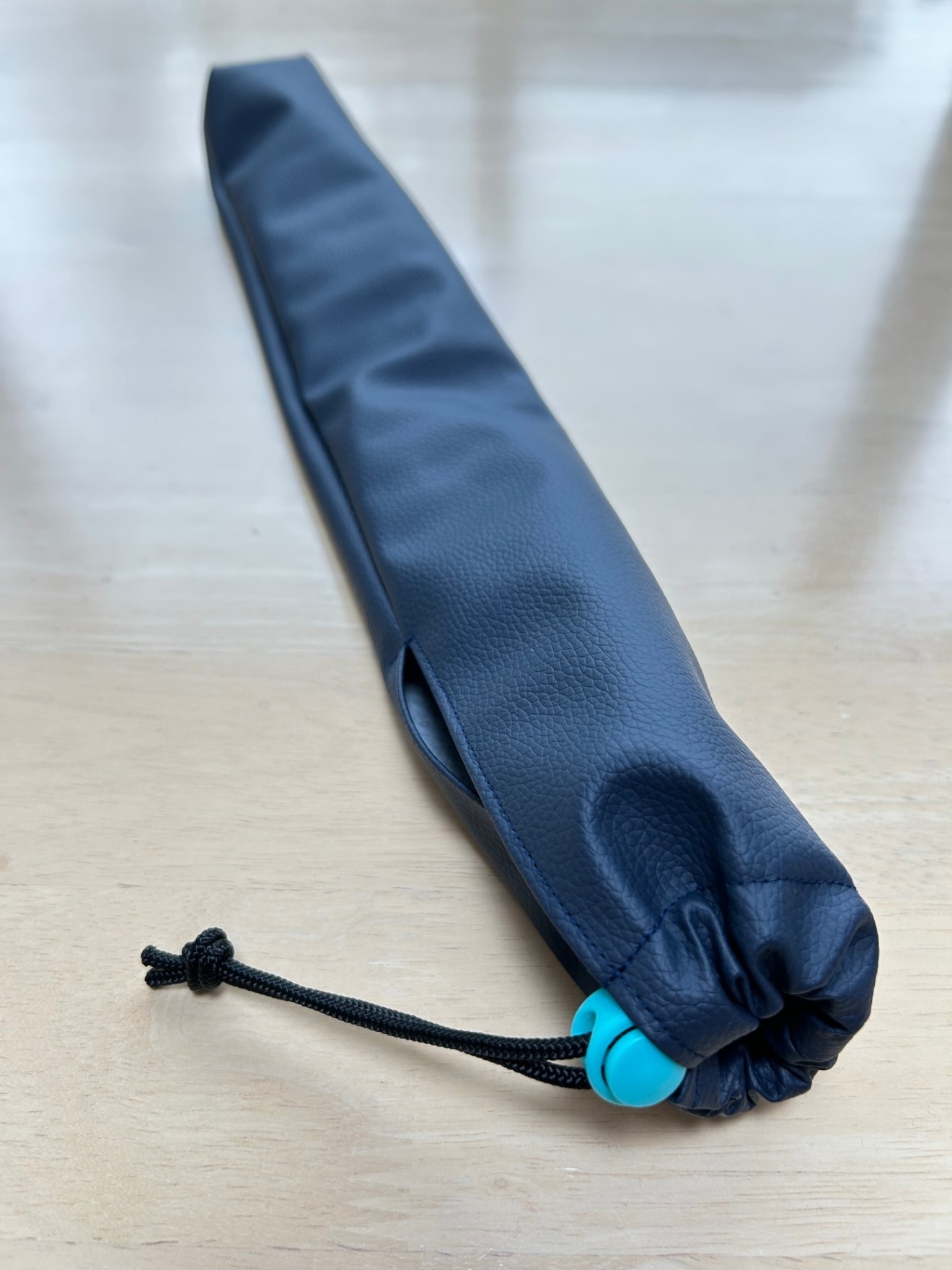 【ハンドメイド】ポケモンカード 海外プレイマットケース 36cm対応 合皮 ネイビー
