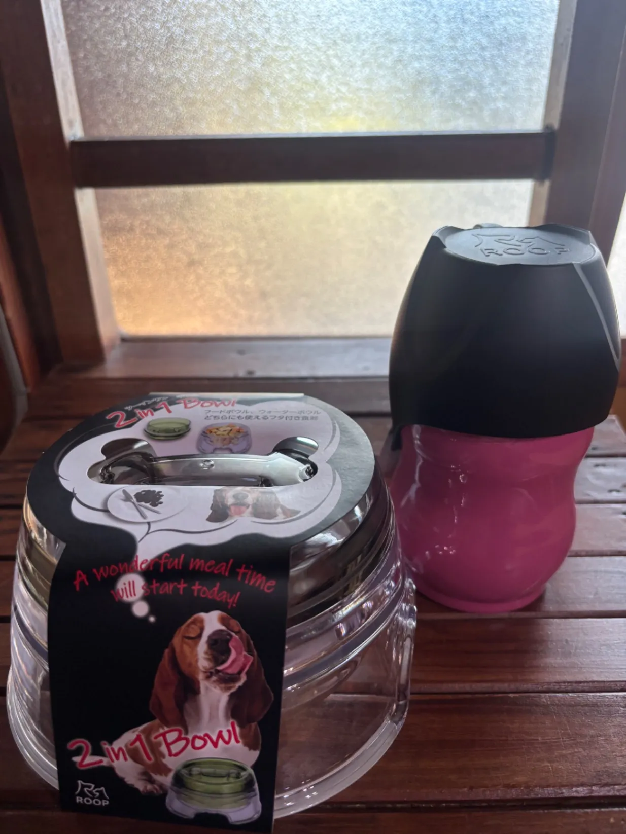 🐶犬好きさんへ 食器と水筒の旅行セット🐾