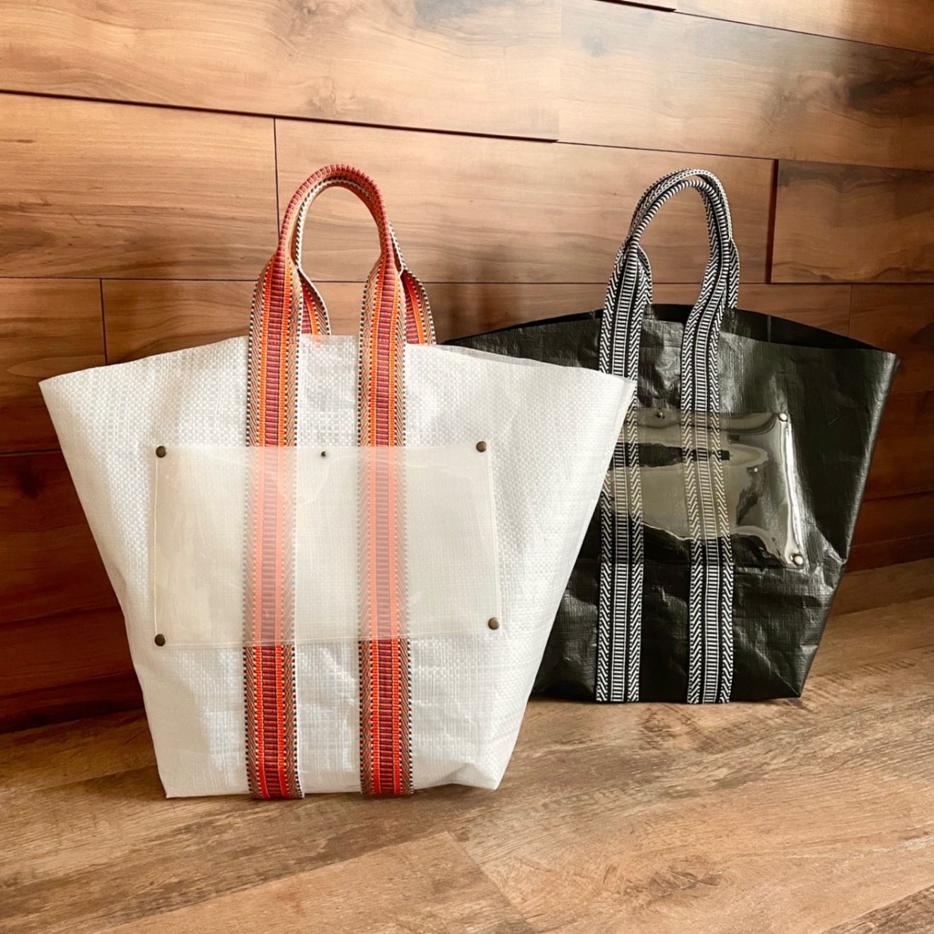 【撥水ナイロントートバッグ】キャンプに！ビーチに！安心の撥水素材