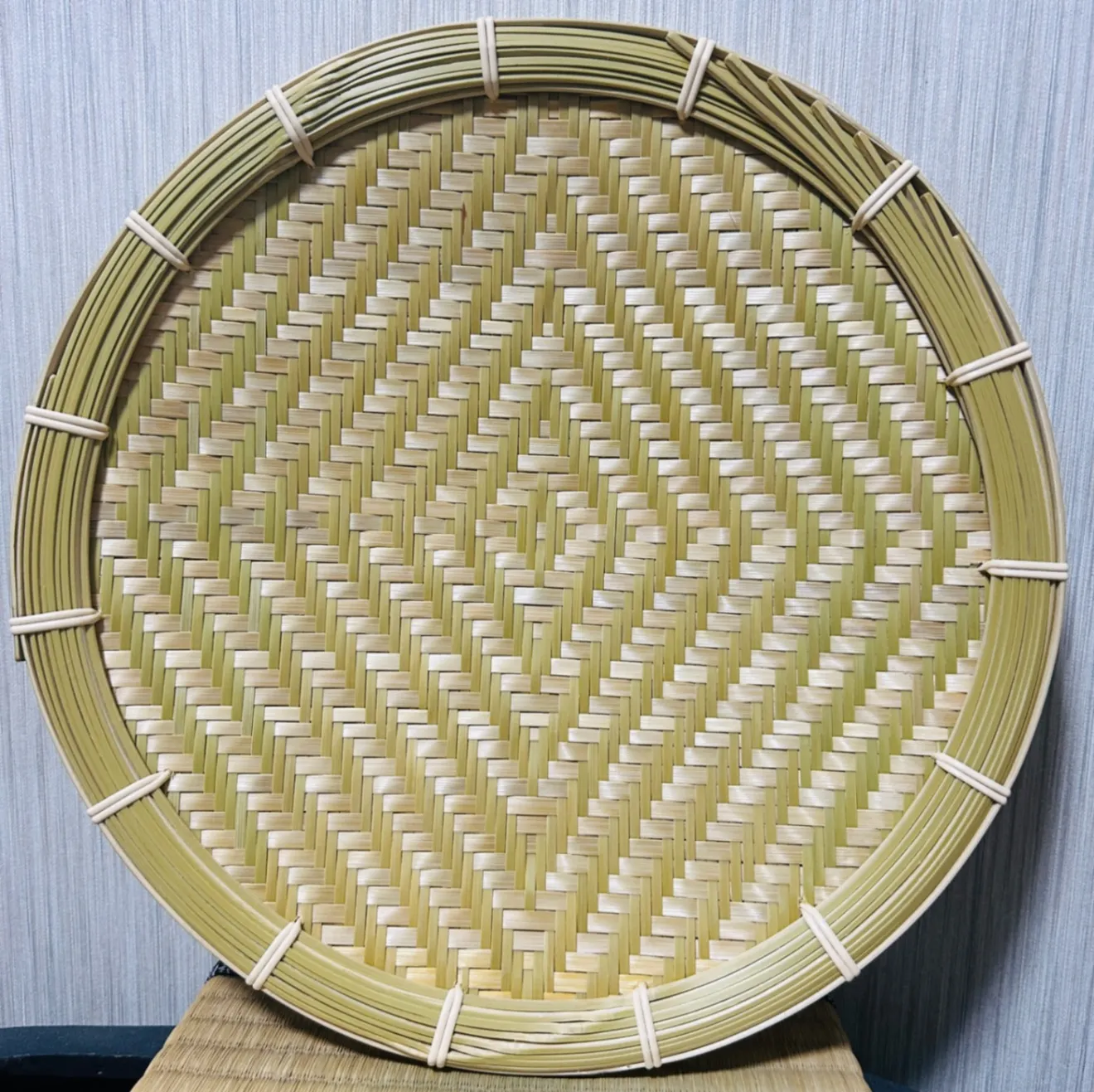 竹ザル 30㎝ 国産 真竹【希少生産の日本製竹ザル】ざる ②