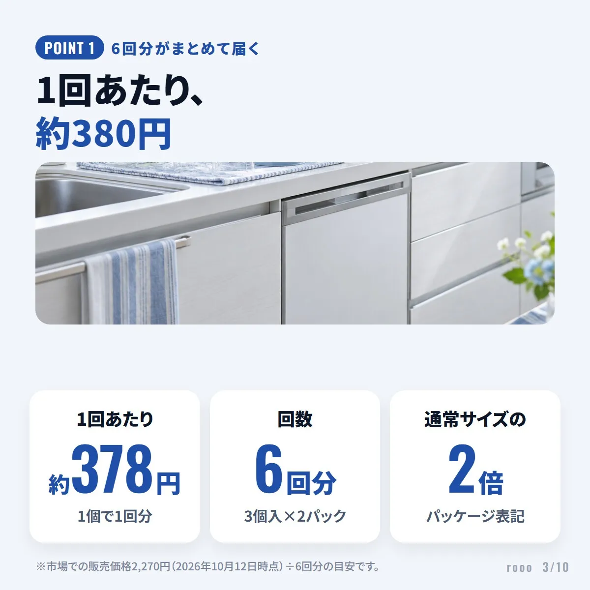 フィニッシュ 食洗機庫内洗浄 6回分 庫内クリーナー タブレット