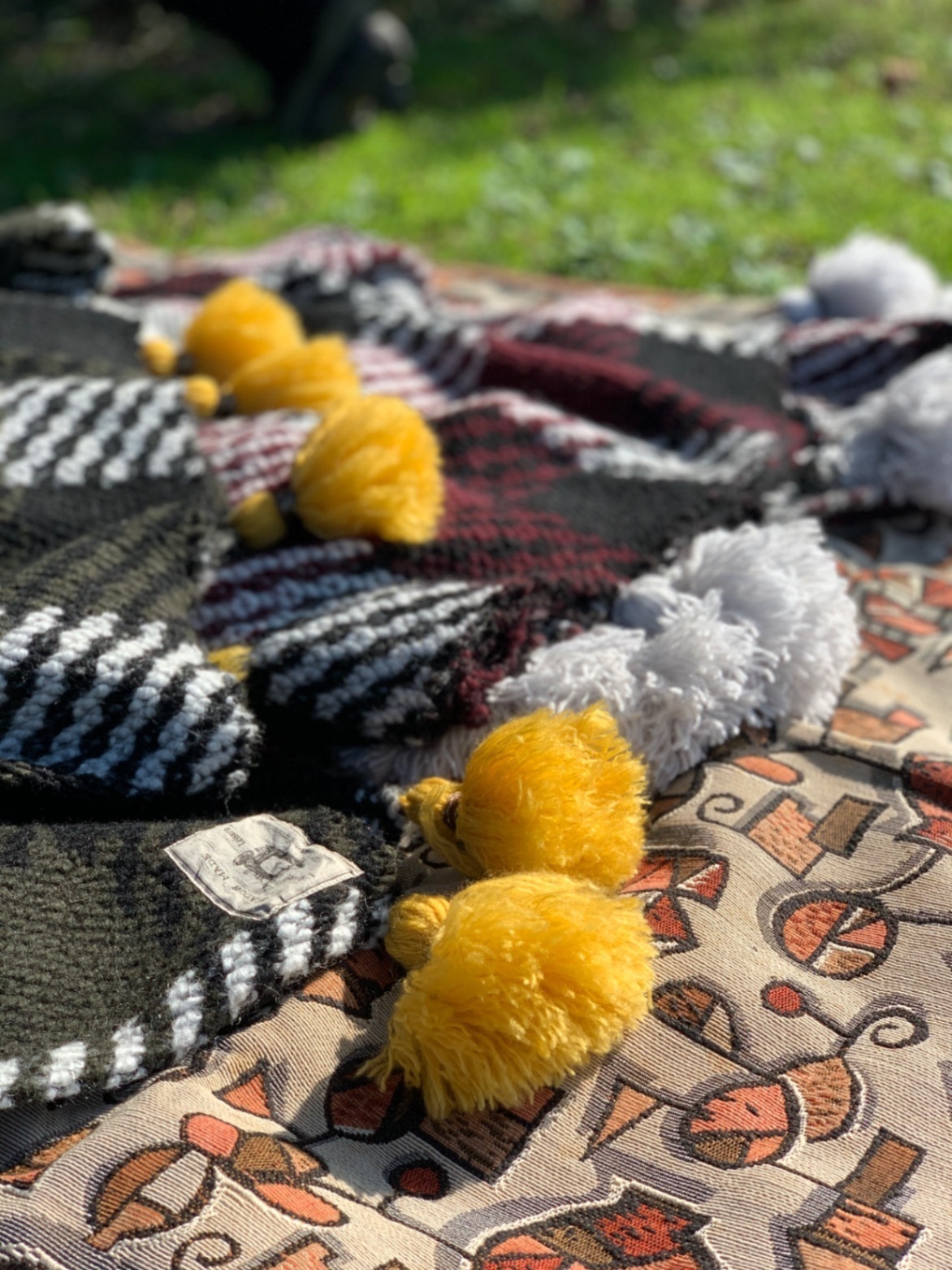 BIGタッセルブランケット/フルサイズ