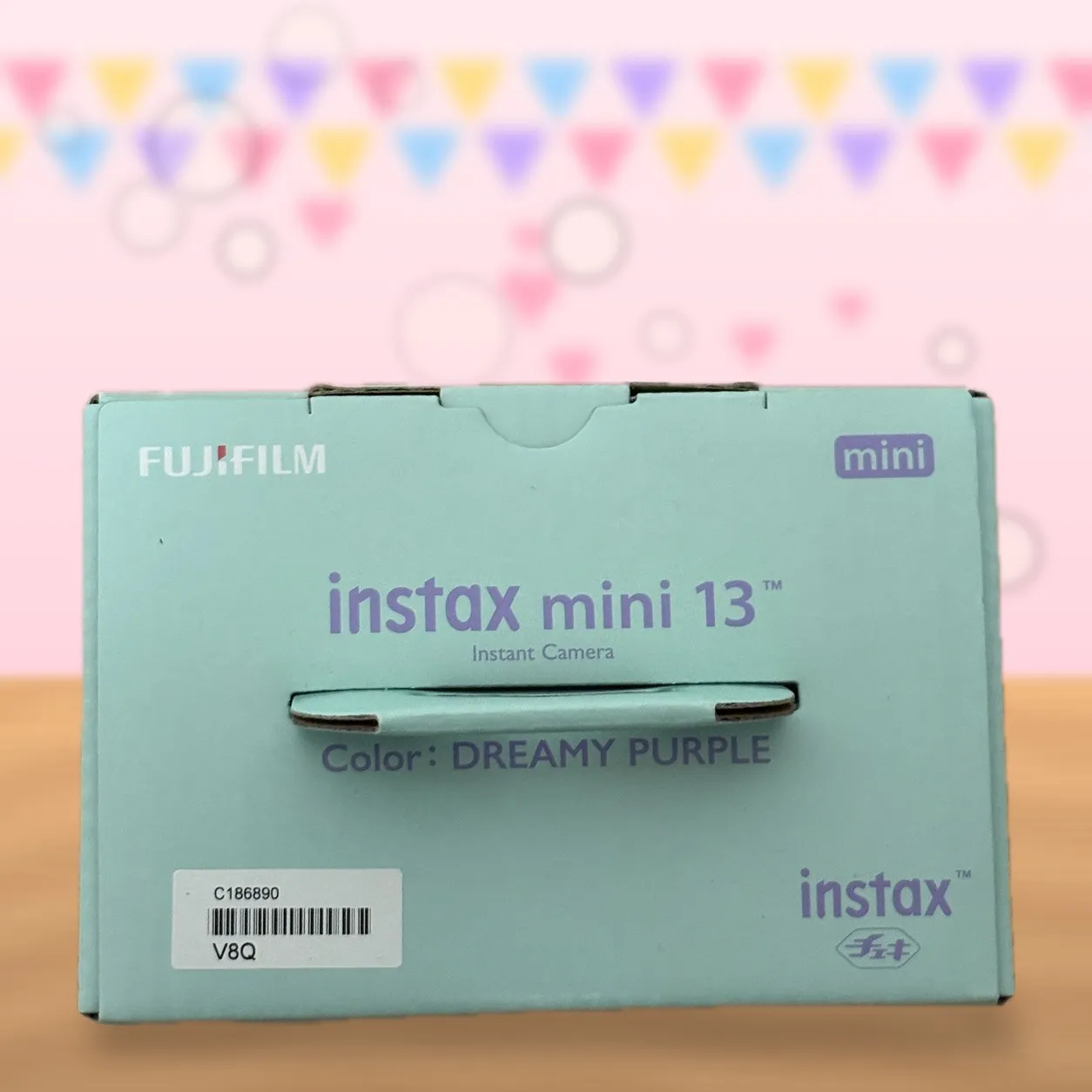 【新品未開封】チェキ instax mini 13 ドリーミーパープル