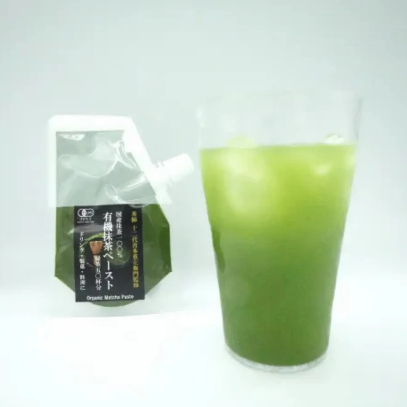 有機宇治抹茶ペースト50g｜緑茶50杯分｜京都・播磨園製茶の有機宇治抹茶使用｜砂糖不使用