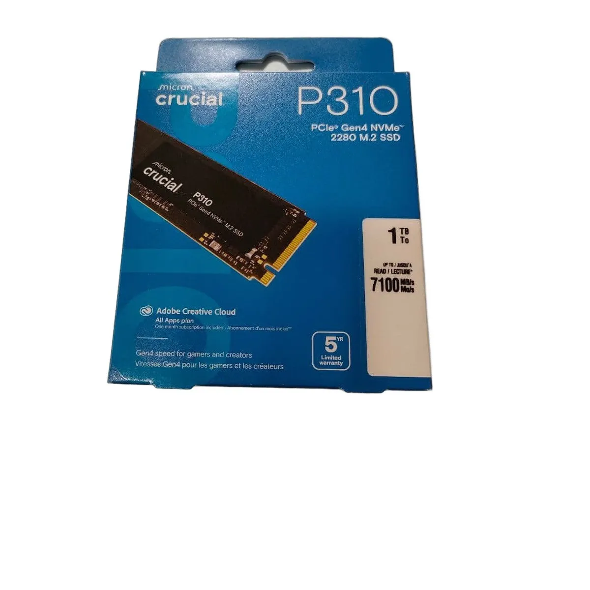 【新品未開封】Crucial P310 1TB PCIe Gen4 NVMe M.2 SSD