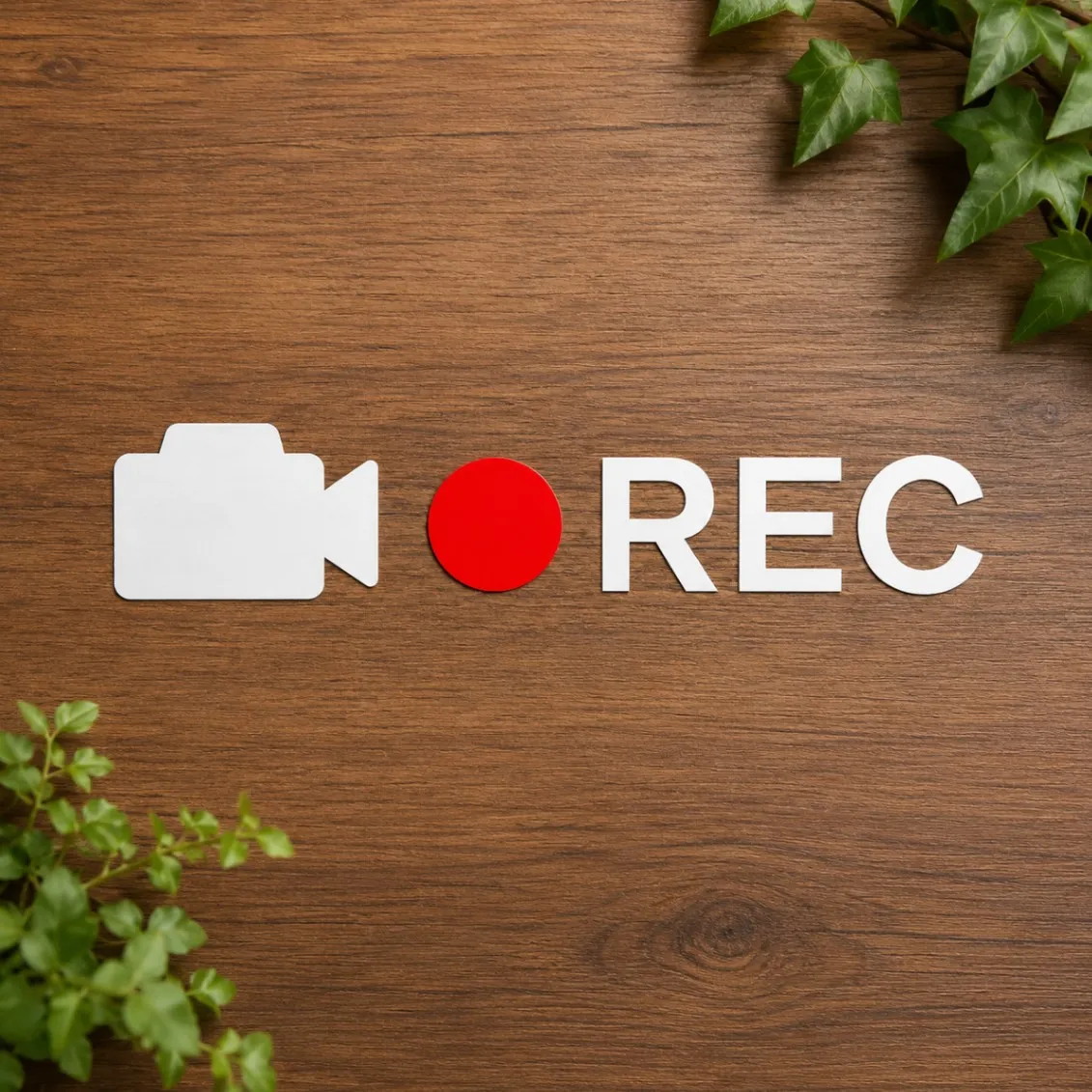 貼るだけで安全性アップ！REC ドライブレコーダー 録画中 ステッカー【53】