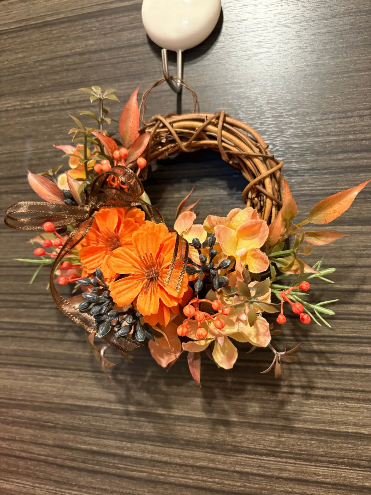 【ハロウィン】手のひらの秋リース