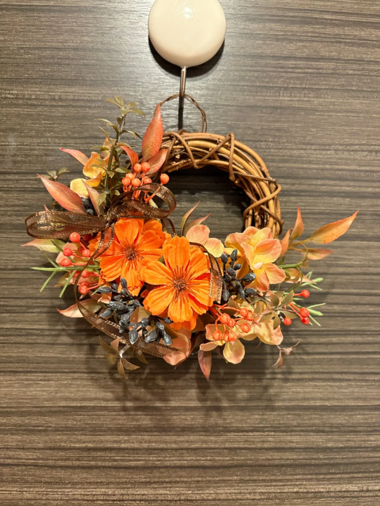 【ハロウィン】手のひらの秋リース