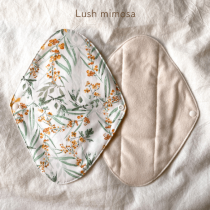 〈全７柄〉ふんわり防水オーガニック布ナプキン Mサイズ ３枚セット