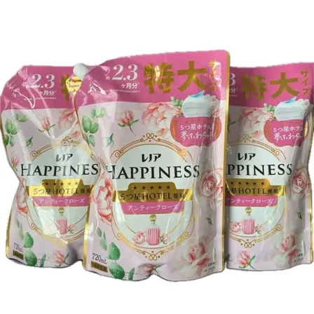 レノア ハピネス アンティークローズ 柔軟剤 つめかえ 特大720mL 3袋セット 新品