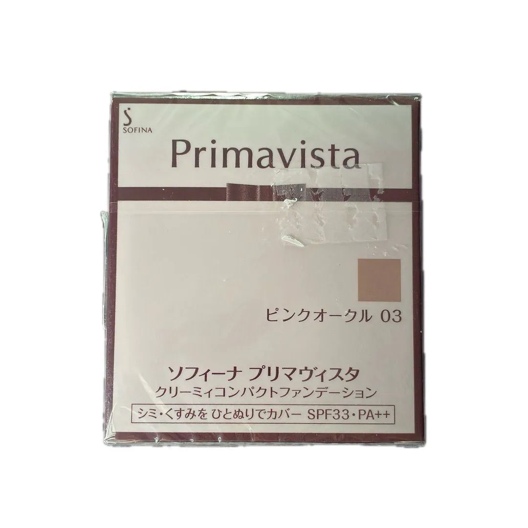 プリマヴィスタ クリーミィコンパクトファンデ レフィル ピンクオークル03 新品
