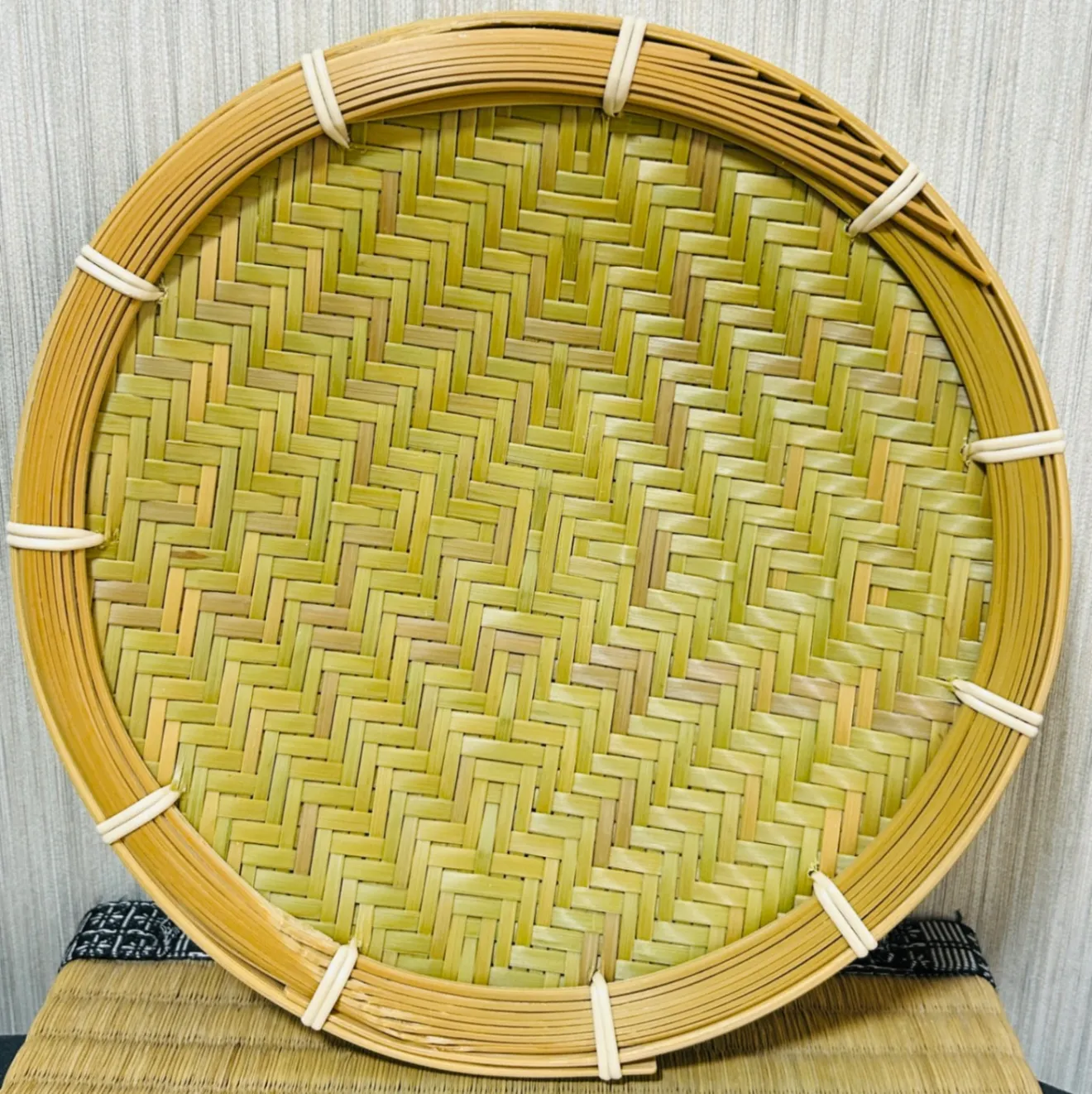 竹ザル 20㎝ 国産 真竹【希少生産の日本製竹ザル】ざる ②