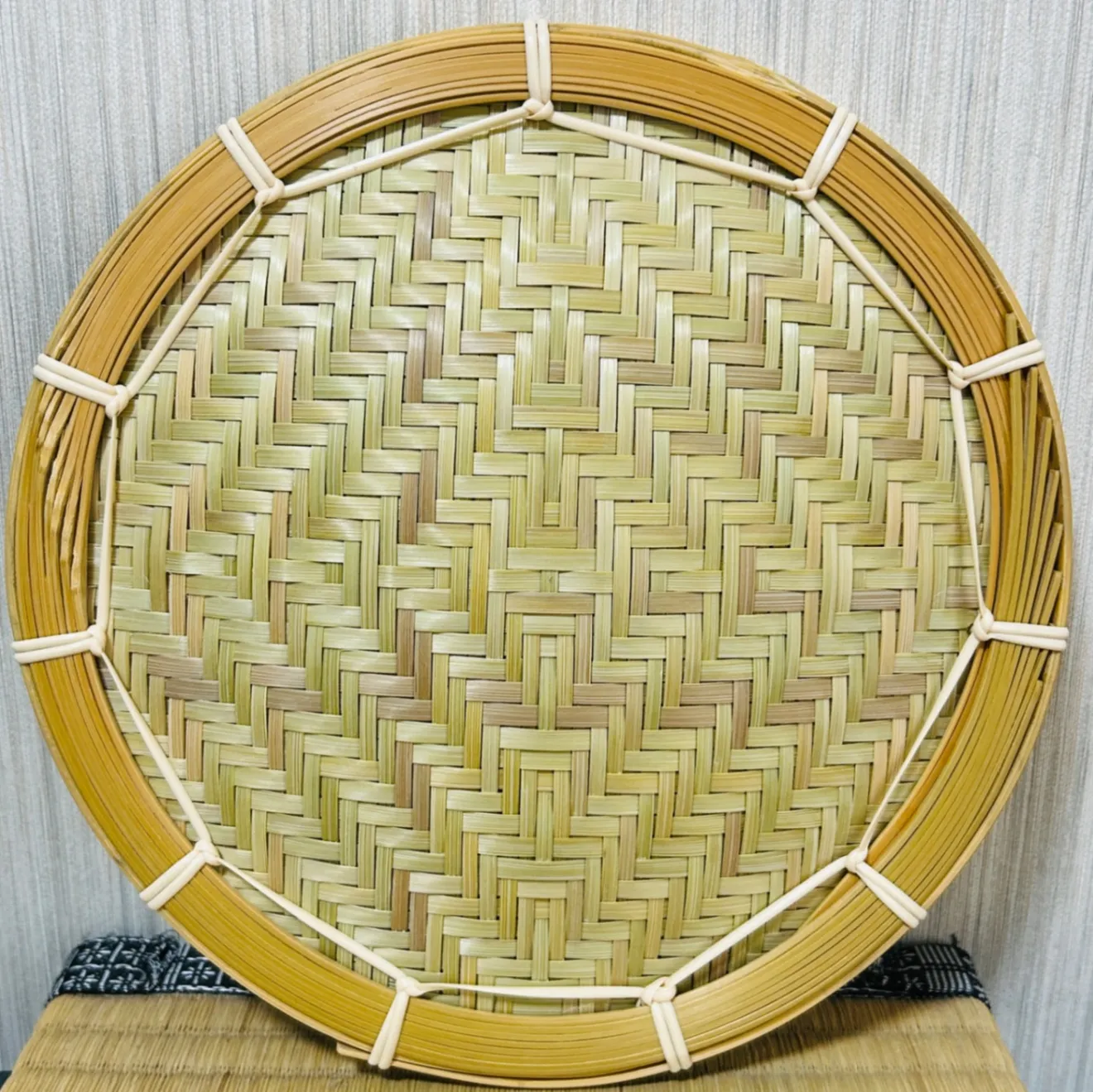 竹ザル 20㎝ 国産 真竹【希少生産の日本製竹ザル】ざる ②