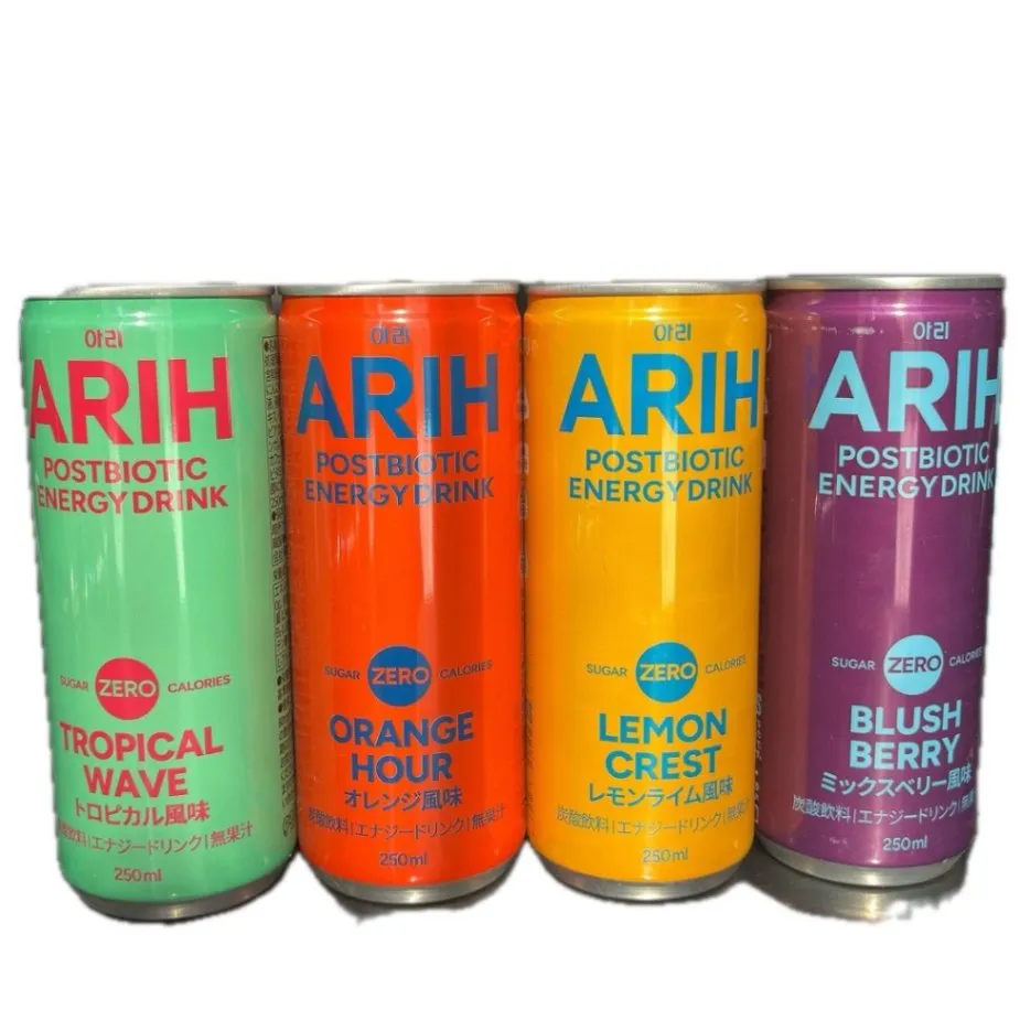 ARIH アリ ポストバイオティクス エナジードリンク 4種4本セット BTS 新品