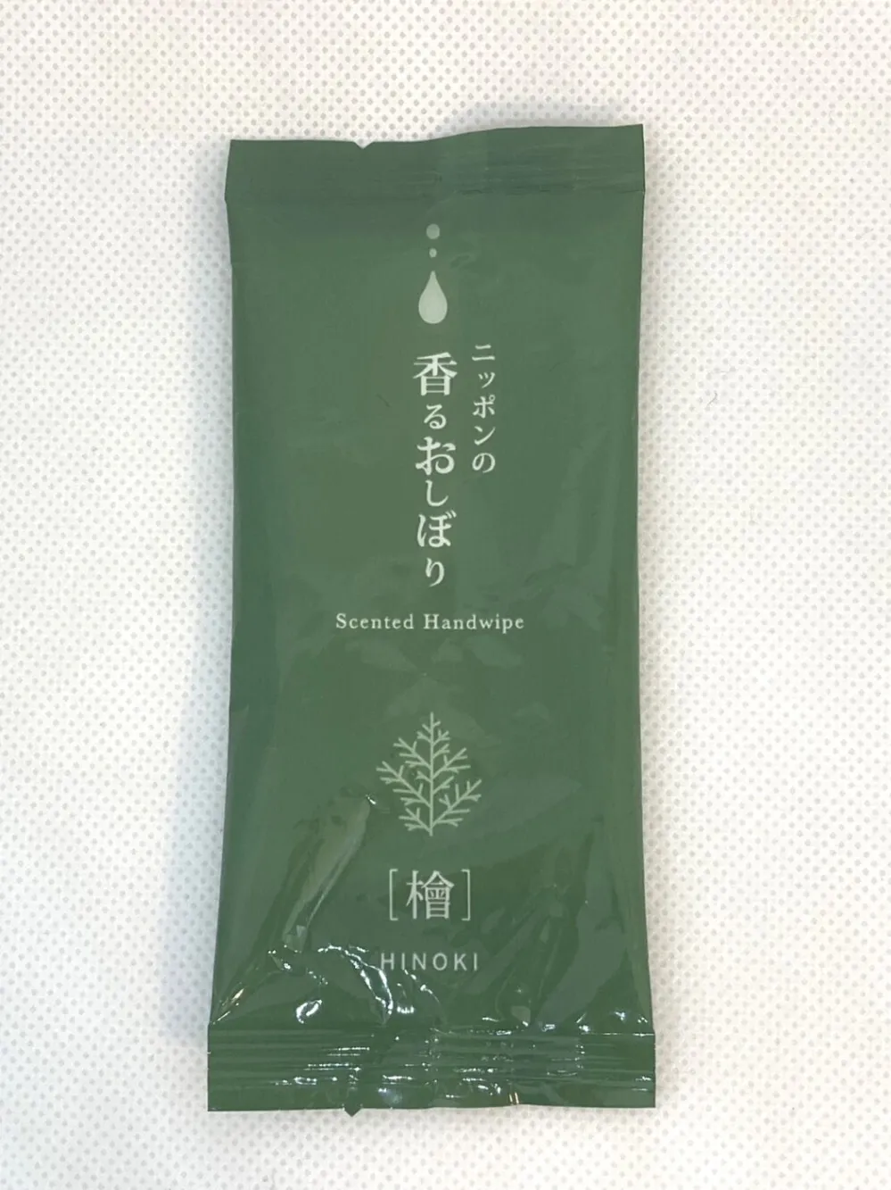 ニッポンの香るおしぼり〔檜・ヒノキ〕100枚 国産ヒノキのエッセンシャルオイル配合