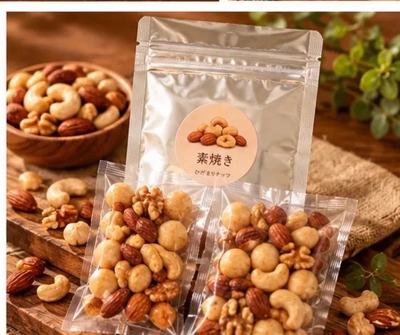 自家焙煎　3種のミックスナッツ
100g✖️3袋(各50g✖️2)