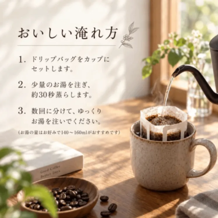 【送料込み】ドリップコーヒー お試し3種・計3袋セット｜あさだ珈琲