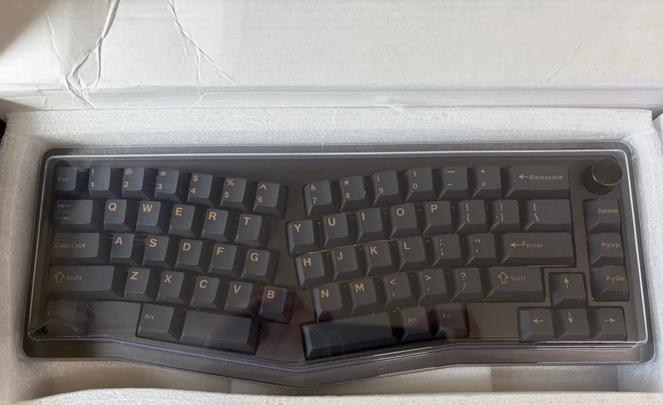 EPOMAKER Tide Alice 65% アルミ キーボード Black