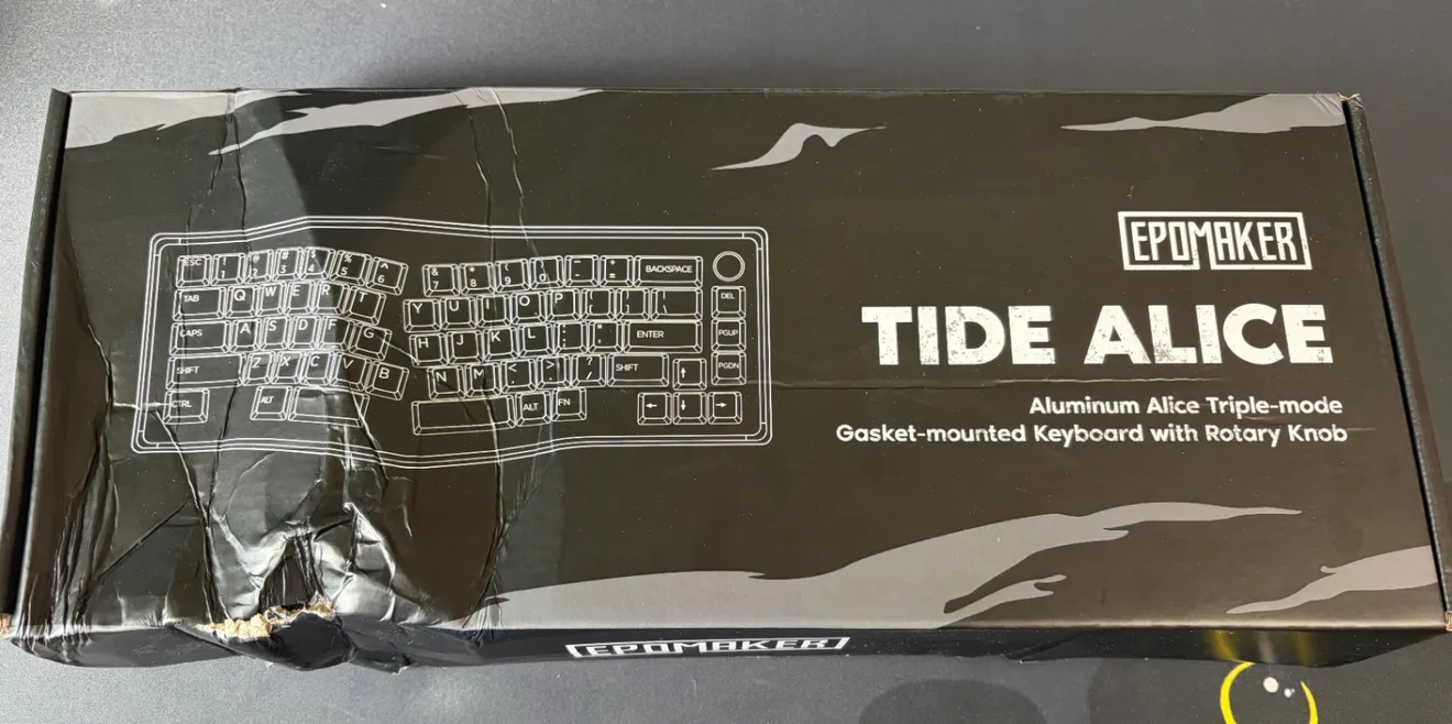 EPOMAKER Tide Alice 65% アルミ キーボード Black