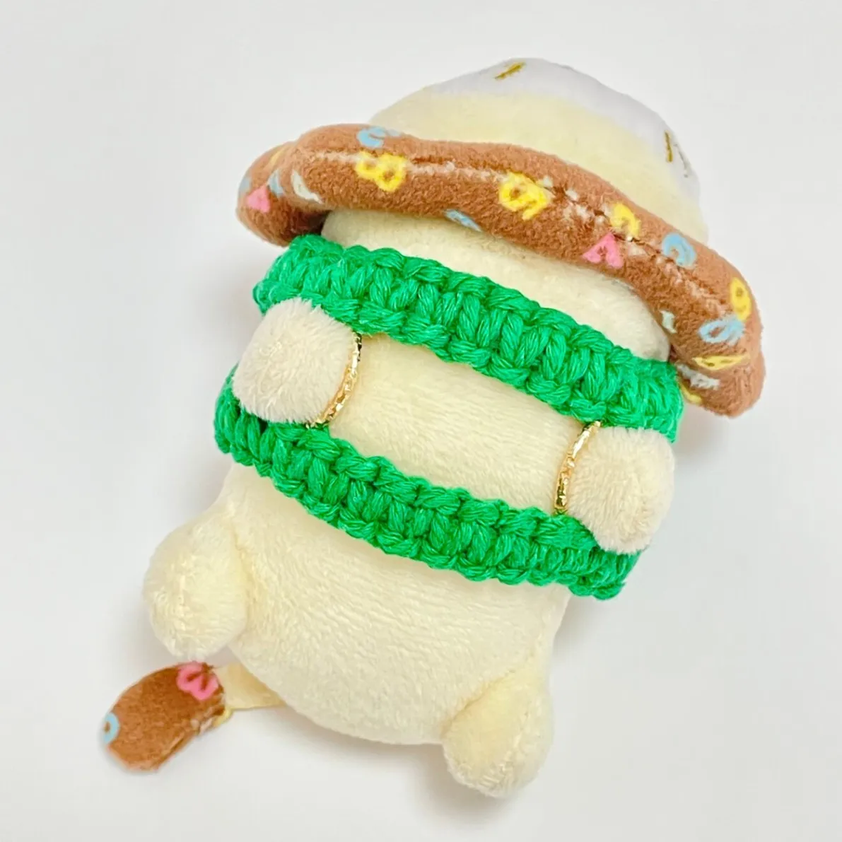 【🦁落とさずお出かけ💕】ライオンちゃんハーネス🦁🌈✨️頑丈マクラメロープ【貯める力】💚緑💚