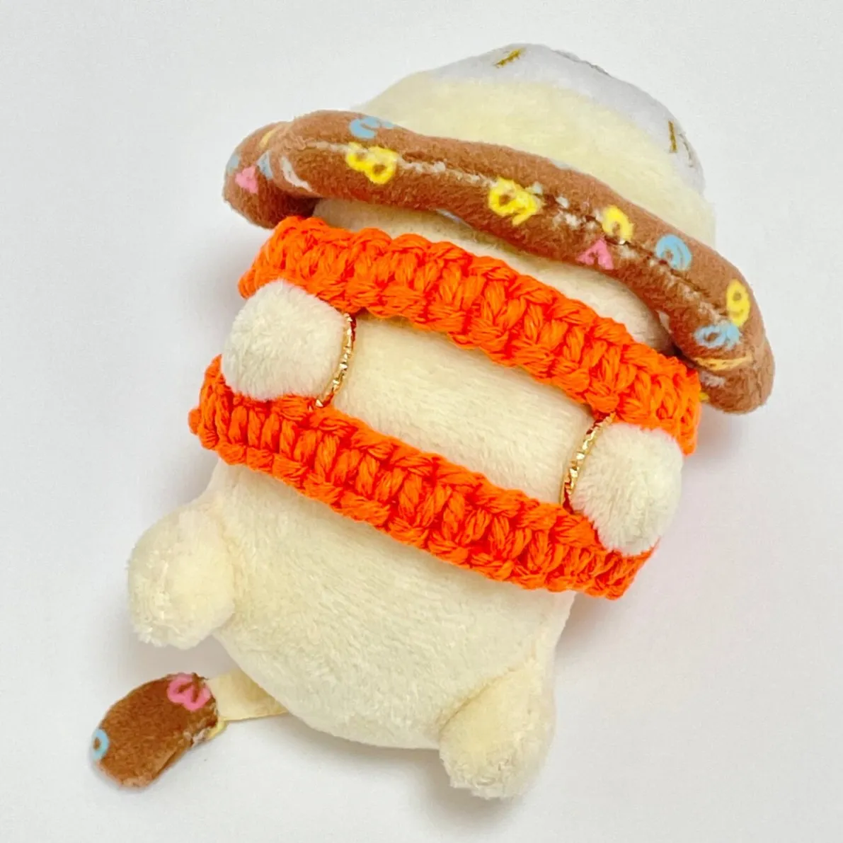 【🦁落とさずお出かけ💕】ライオンちゃんハーネス🦁🌈✨️頑丈マクラメロープ【増やす力】🧡オレンジ🧡