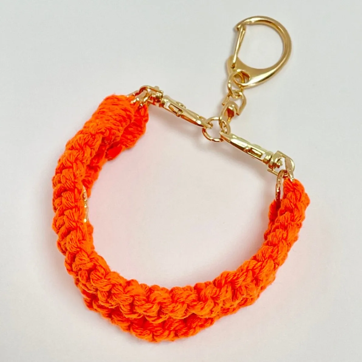 【🦁落とさずお出かけ💕】ライオンちゃんハーネス🦁🌈✨️頑丈マクラメロープ【増やす力】🧡オレンジ🧡