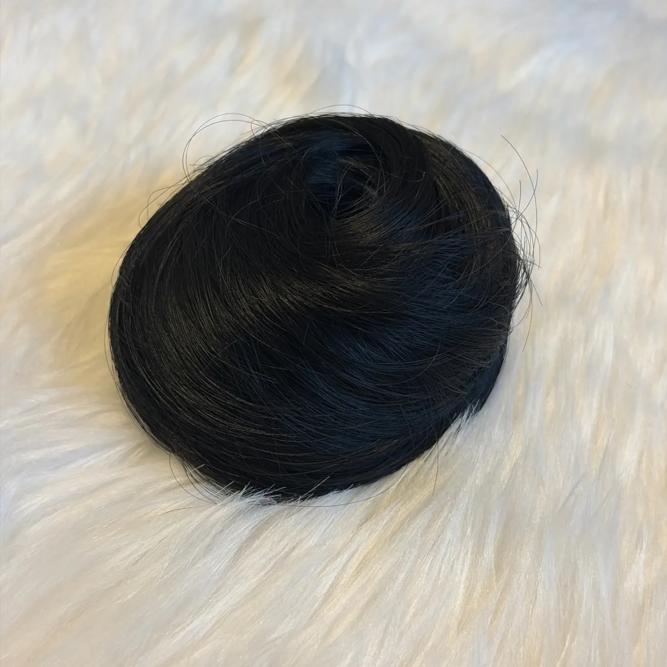 お団子ウィッグ ポイントウィッグ お団子 まとめ髪 ヘアアレンジ ブラック 黒