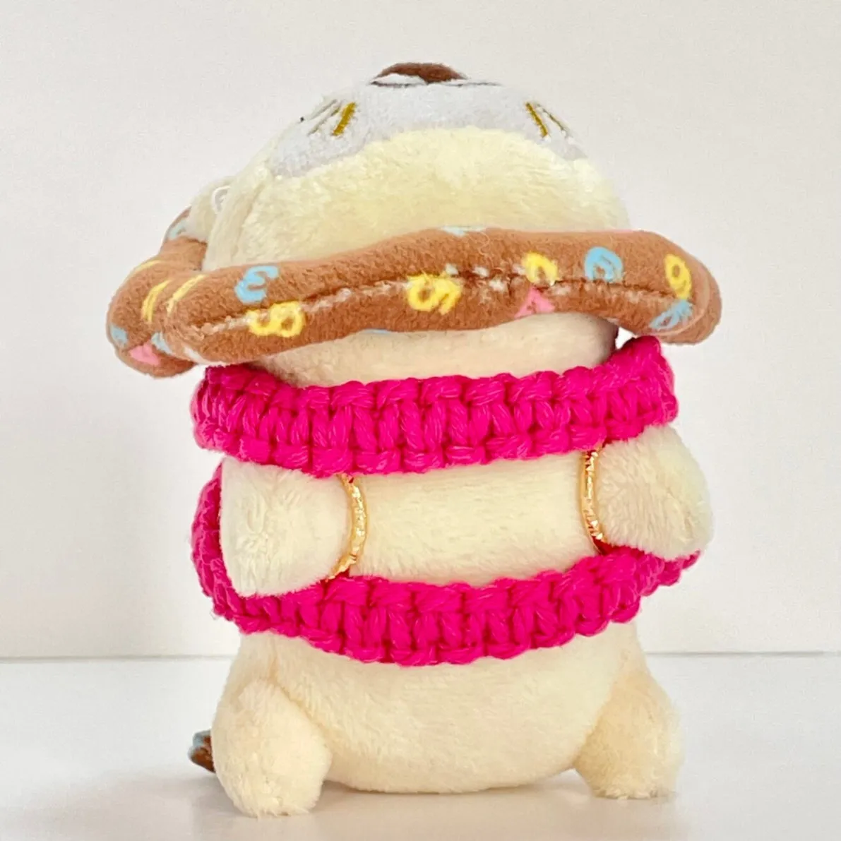 【🦁落とさずお出かけ💕】ライオンちゃんハーネス🦁🌈✨️頑丈マクラメロープ【使う力】🩷ピンク🩷