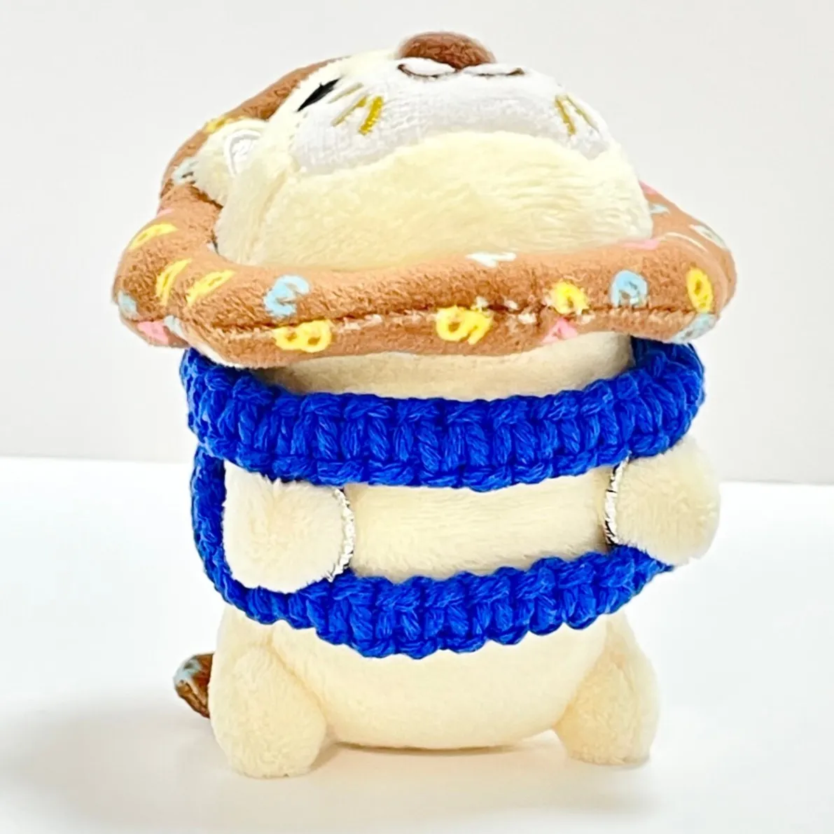 【🦁落とさずお出かけ💕】ライオンちゃんハーネス🦁🌈✨️頑丈マクラメロープ【守る力】💙青💙