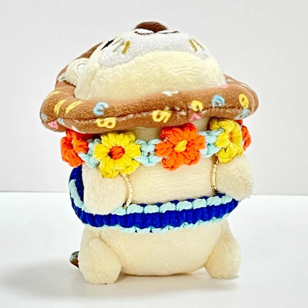 【🦁落とさずお出かけ💕】ライオンちゃんハーネス🦁🌈✨️頑丈マクラメロープ【モルディブビーチ🏖️🧡】