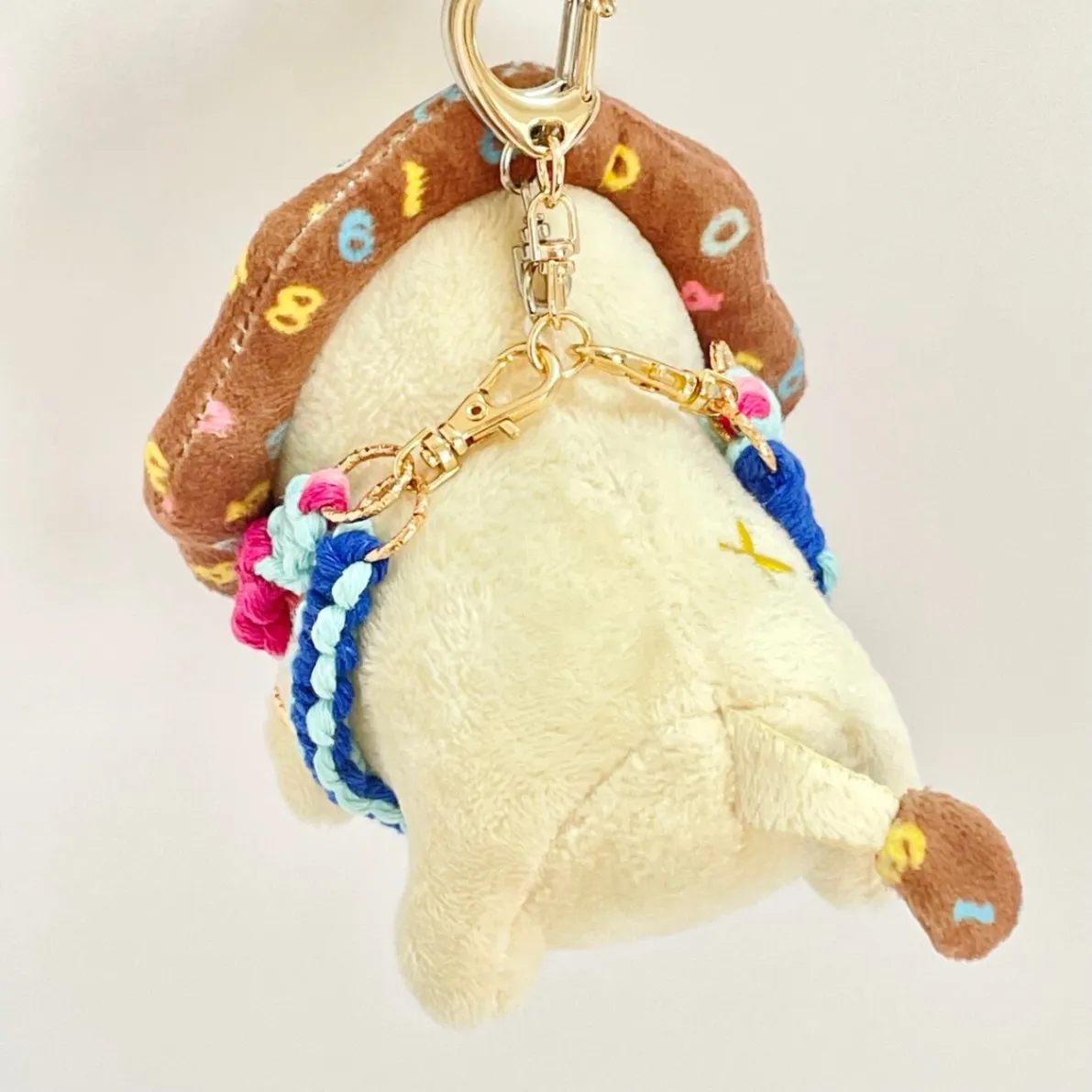 【🦁落とさずお出かけ💕】ライオンちゃんハーネス🦁🌈✨️頑丈マクラメロープ【モルディブ𓇼リーティ🩷】