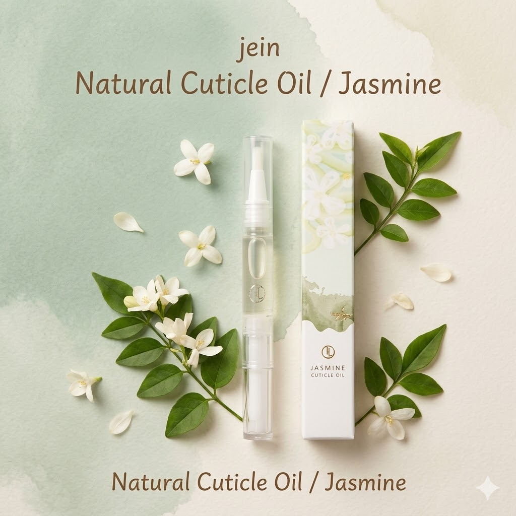 【キューティクルオイル　乾燥　爪用】 ジャスミン｜ペンタイプで使いやすい！爪・甘皮の保湿ケアに
