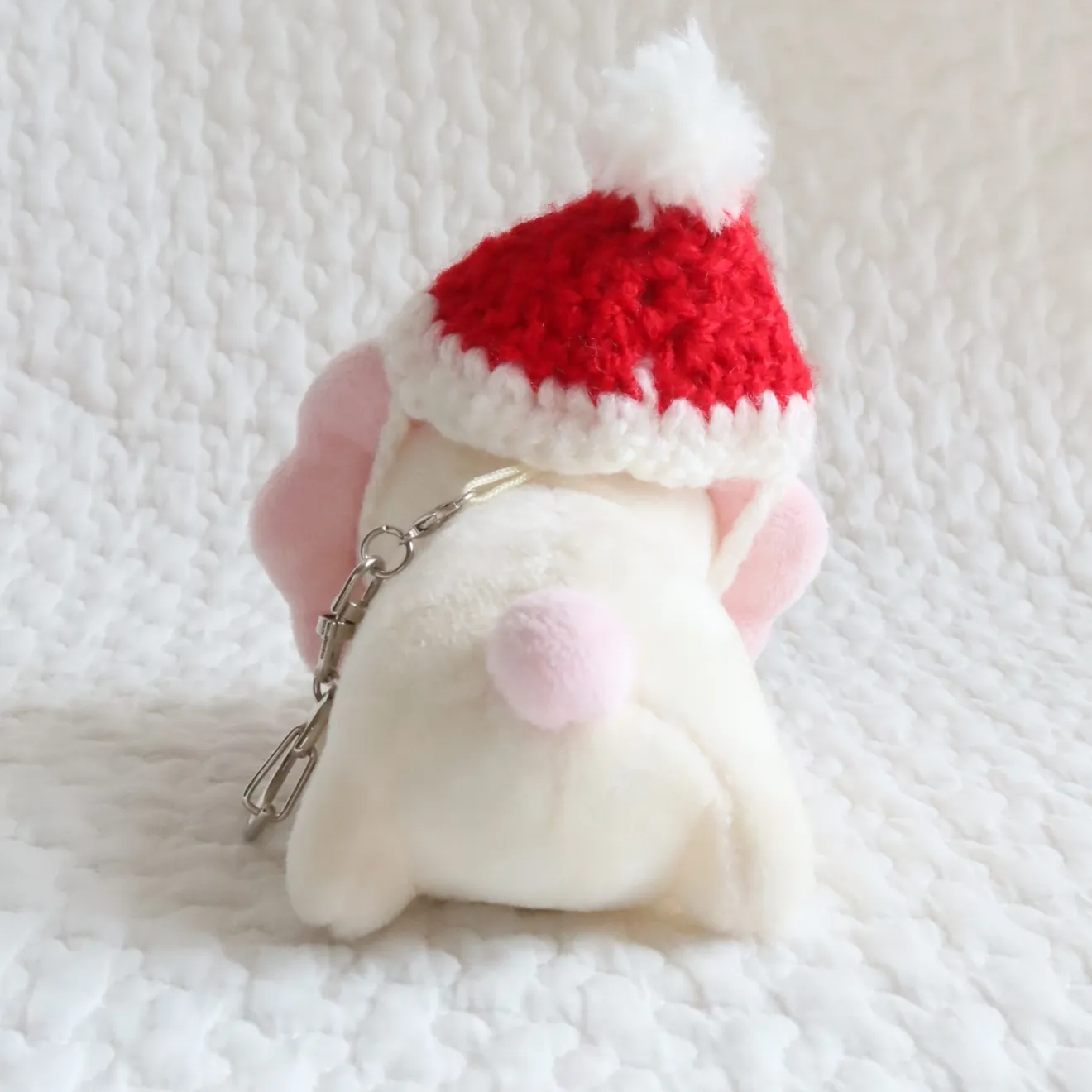 学長ぬいぐるみ用 手編みクリスマスサンタ帽 【ポイント活用】【オフ会】【冬対策】【ギフト】