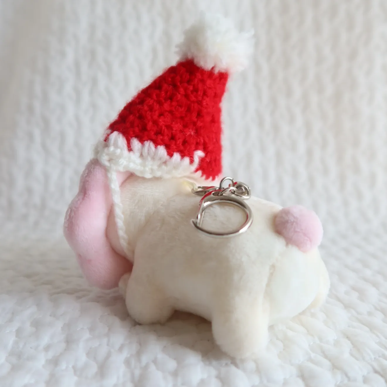 学長ぬいぐるみ用 手編みクリスマスサンタ帽 【ポイント活用】【オフ会】【冬対策】【ギフト】
