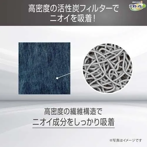 ユニチャーム デオトイレ 脱臭ファン＋本体セット 猫用システムトイレ 高密度活性炭フィルター 静音