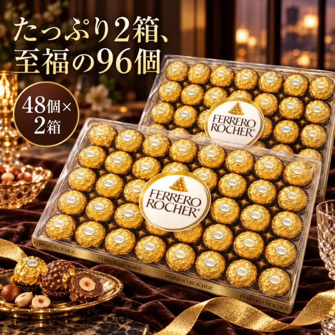 フェレロ ロシェ T-48 48個入り 600g FERRERO ROCHER チョコレート