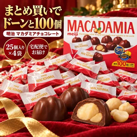 明治 マカダミアチョコレート 25個~100個 meiji マカダミア ナッツ チョコ マカダミア