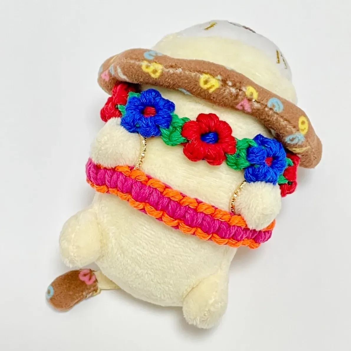 【🦁落とさずお出かけ💕】ライオンちゃんハーネス🦁🌈✨️頑丈マクラメロープ【5つの力】💚🧡❤️🩷💙お花