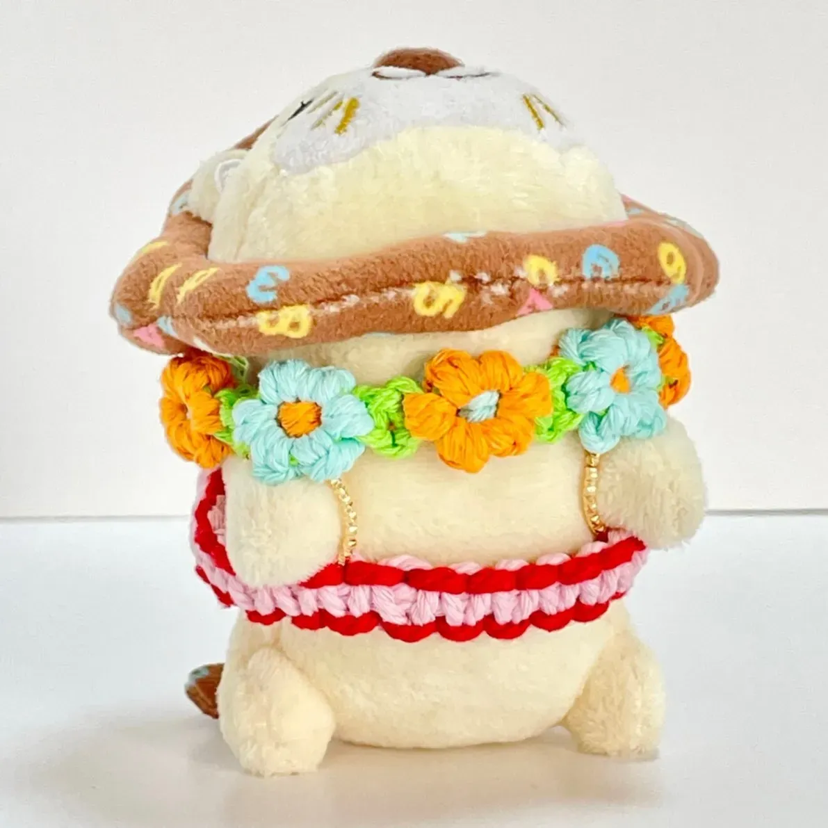 【🦁落とさずお出かけ💕】ライオンちゃんハーネス🦁🌈✨️頑丈マクラメロープ【5つの力🌈ソフトカラー🌸】