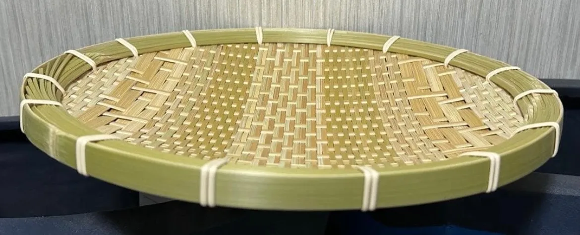 ① 竹ザル 30㎝ 国産 真竹【希少生産の日本製竹ザル】ざる