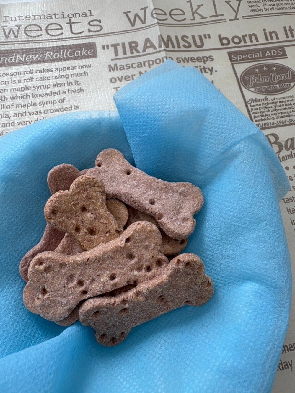 🐾【犬用】紫芋おからクッキー ヘルシーでおいしい♪国産素材を使った無添加おやつ