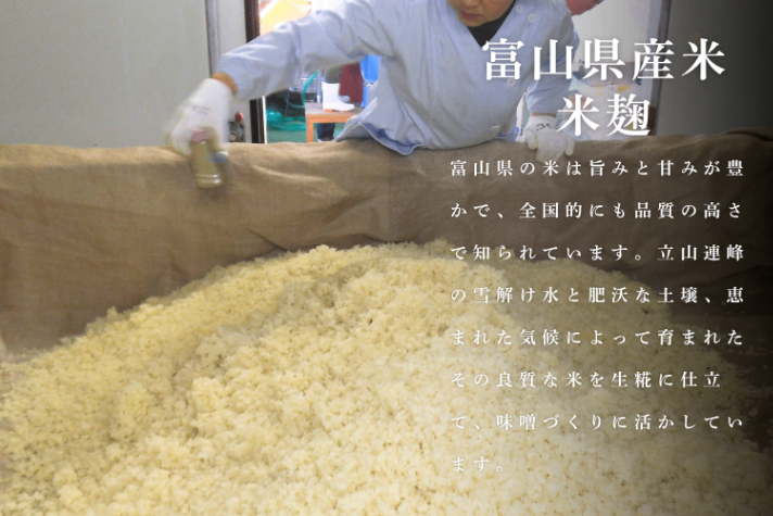 【国産原材料・天然醸造】ぜいたく米麹味噌4点セット(計2.2kg)｜名水仕込み