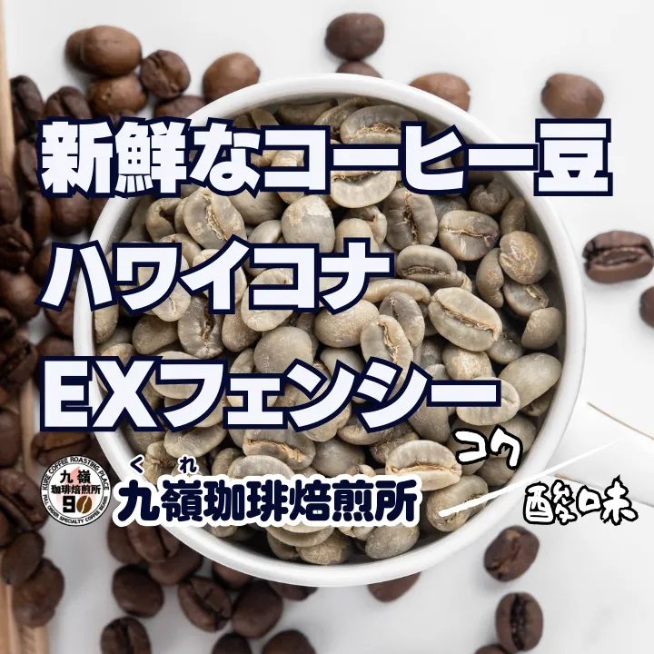🇺🇸ハワイコナEXファンシー 自家焙煎コーヒー豆 100g【焙煎 挽き方思いのまま】