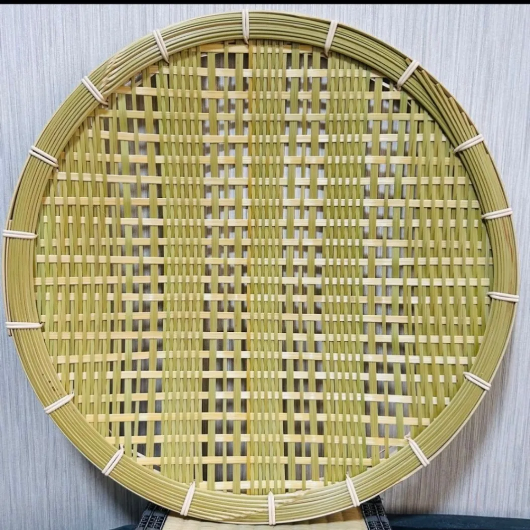② 竹ザル 40㎝ 国産 真竹【希少生産の日本製竹ザル】ざる