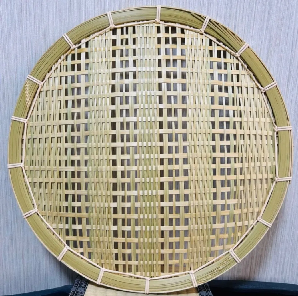 ② 竹ザル 40㎝ 国産 真竹【希少生産の日本製竹ザル】ざる