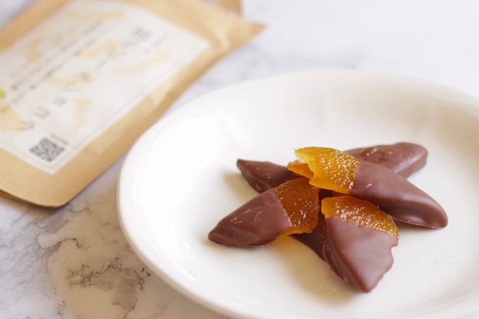 徳島県産木頭柚子を使ったこだわりの柚子ピールショコラ🟡🍫大袋