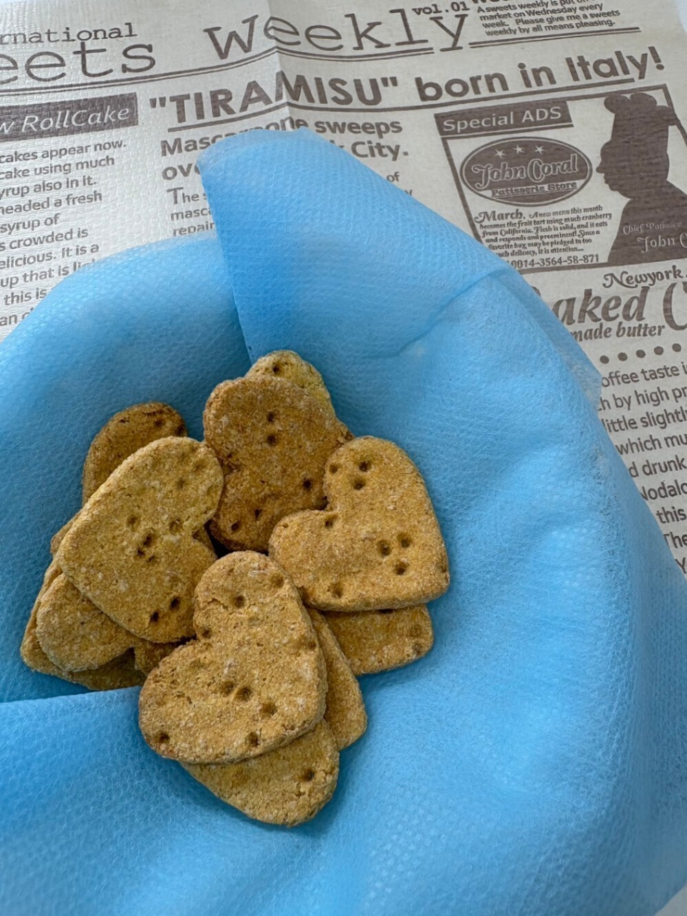 🐾【犬用】かぼちゃおからクッキー
やさしい甘みで大人気♪栄養たっぷりの無添加おやつ